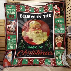 Santa Christmas Hur Quilt et and Home Decor
