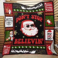 Santa Christmas JFJ12222 3D Customized Quilt 2707 and Home Decor