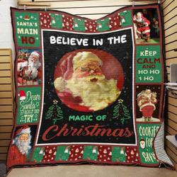 Santa Christmas JFJ12224 3D Customized Quilt 2707 and Home Decor
