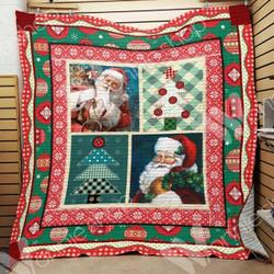 Santa Christmas Quilt Tdhdi and Home Decor