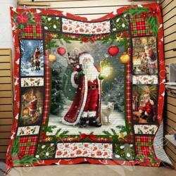 Santa Christmas Quilt Tdhmd and Home Decor