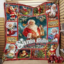Santa Claus Is Coming To Town JFJ12231 3D Customized Quilt 2707 and Home Decor