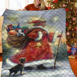 Santa Claus JFJ12236 3D Customized Quilt 2707 and Home Decor