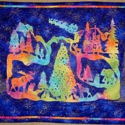 Santa Night Quilt Tdhmf and Home Decor