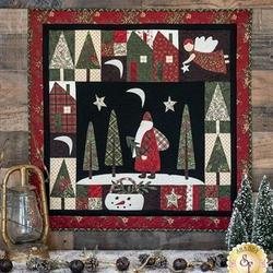 Santa Us Lane Wall Quilt Tdhhv and Home Decor