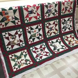 Santa Us Quilt Tdhab and Home Decor