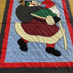 Santa Us Quilt Tdhji and Home Decor