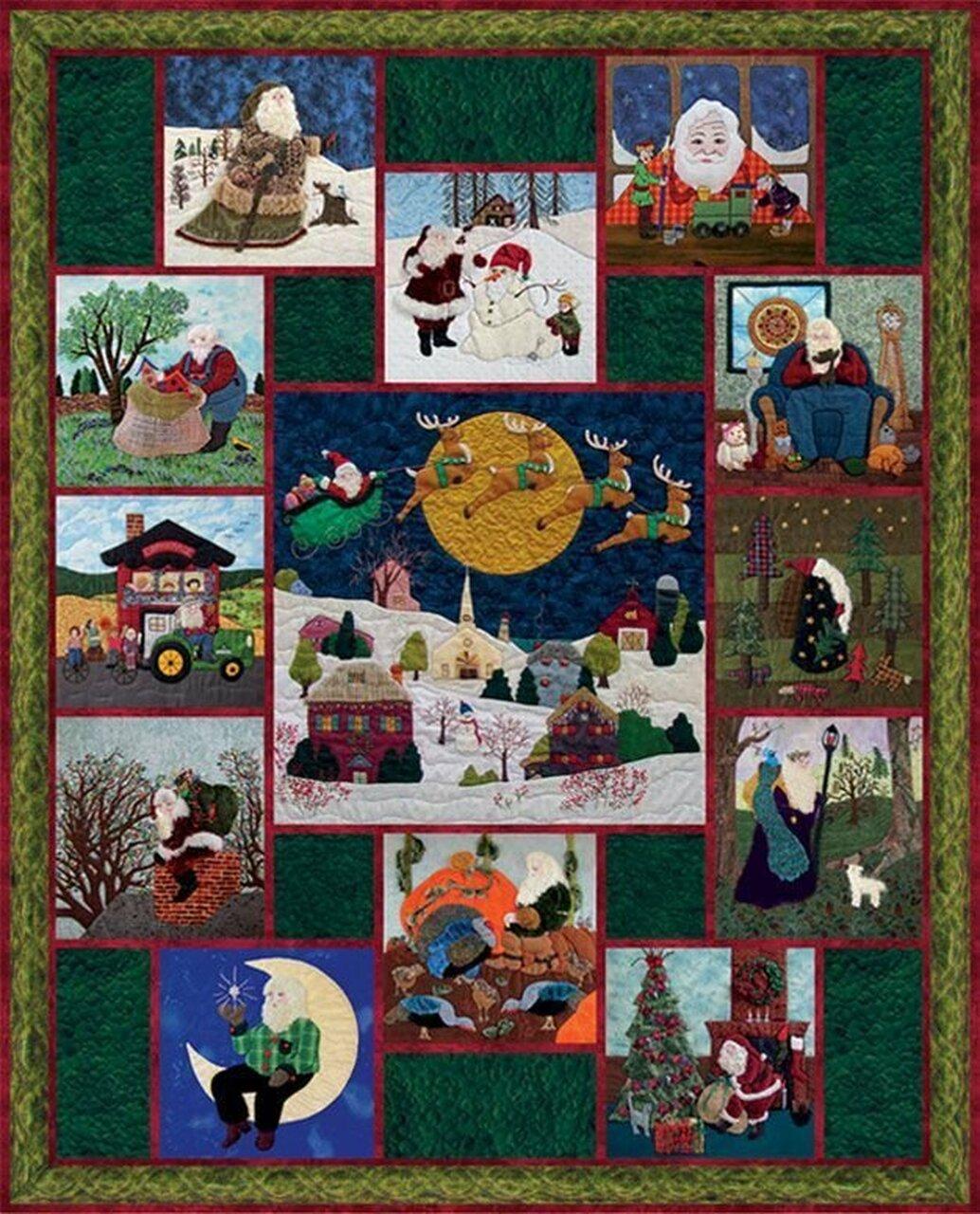 Santa Us Quilt Tdhpu and Home Decor