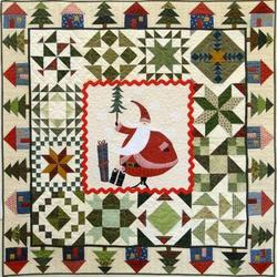 Santa Us Quilt Tdhri and Home Decor