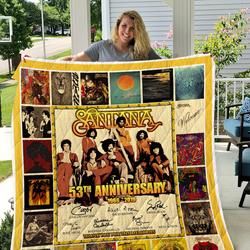 Santana Band Quilt Banket I1D1 and Home Decor