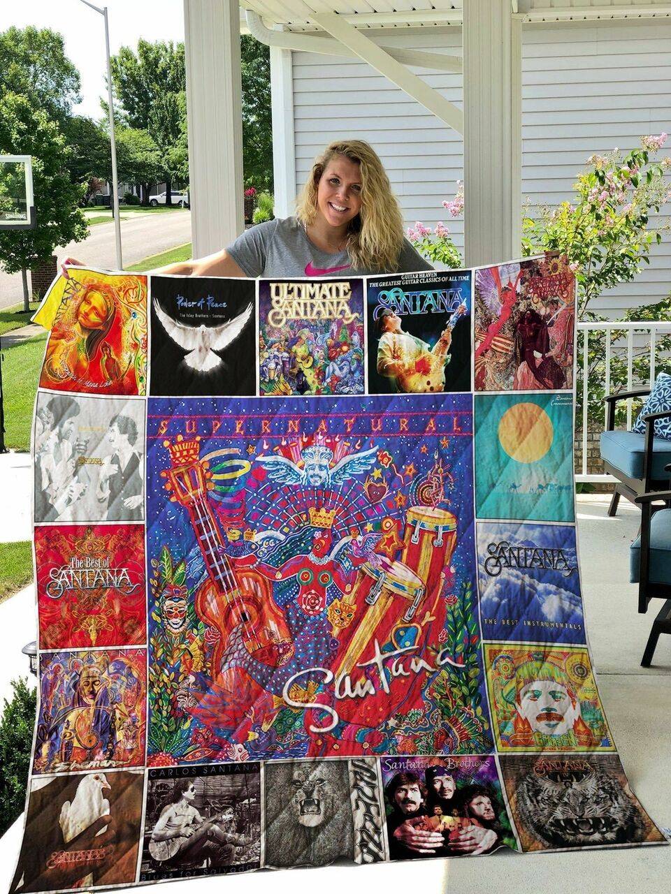 Santana Quilt Blanket 01164 and Home Decor