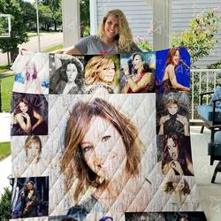 Sarah Mclachlan Quilt Blanket 01143 and Home Decor