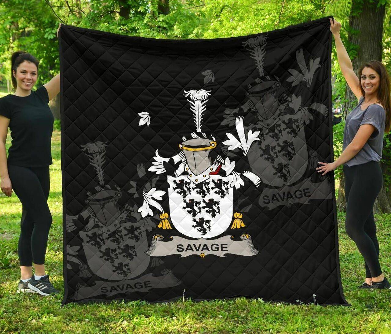 Savage Ireland Irish Family Crest JFJ12246 3D Customized Quilt 2707 and Home Decor