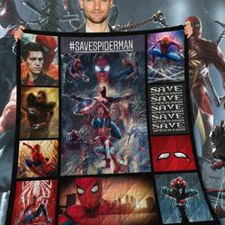 Save Spider-Man Quilt Blanket Bs1075 and Home Decor
