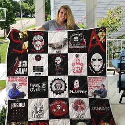 Saw Quilt Blanket For Fans Ver 25 and Home Decor