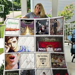 Say Anything Quilt Blanket and Home Decor