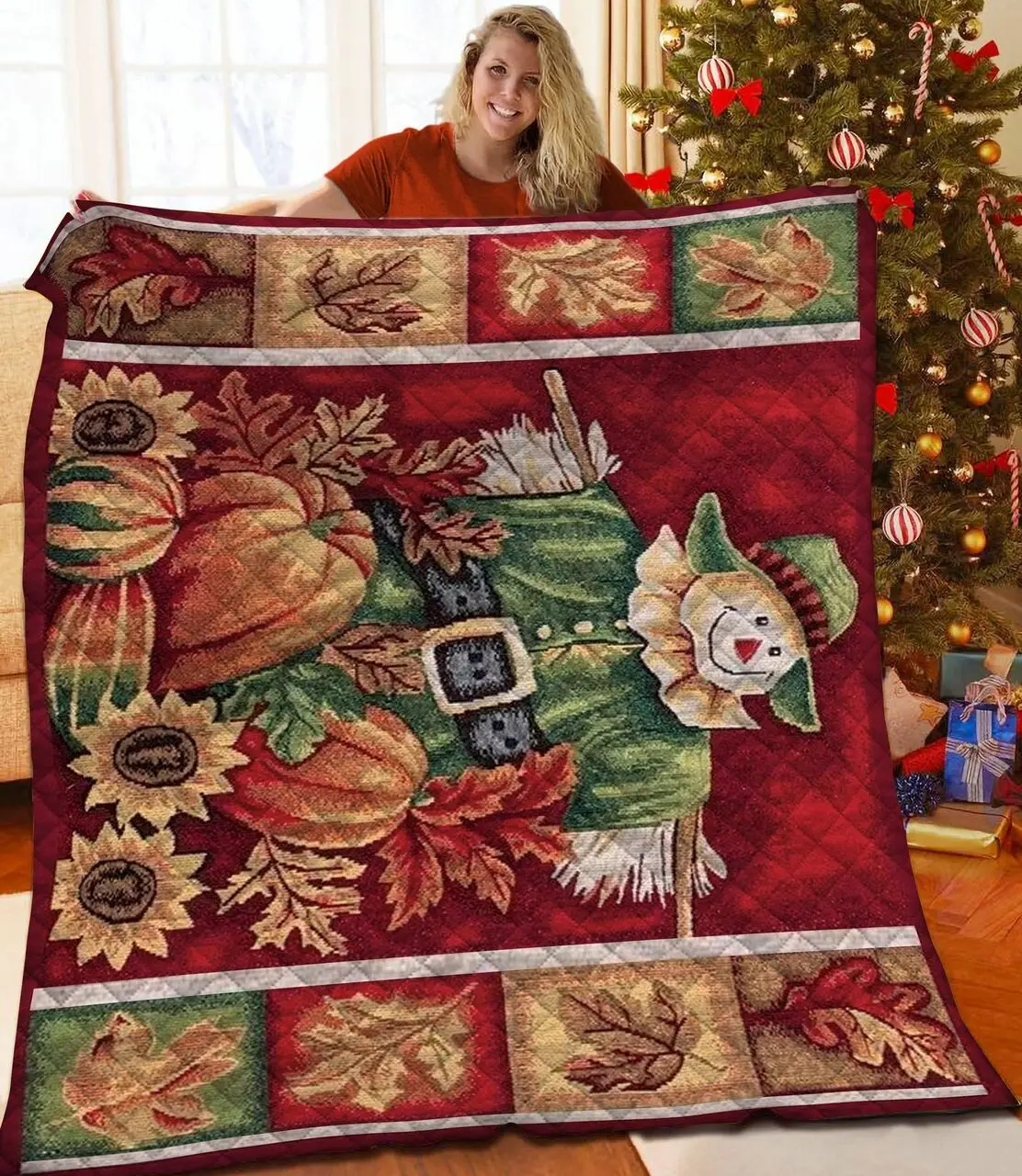 Scarecrow JFJ12264 3D Customized Quilt 2707 and Home Decor