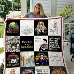 SchittS Creek Collage Quilt Blanket and Home Decor