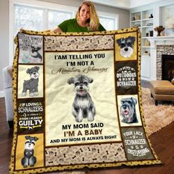 Schnauzer JFJ12272 3D Customized Quilt 2707 and Home Decor