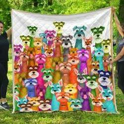 Schnauzer1 Quilt Blanket 1J5Lq Dhc0301579Dd and Home Decor