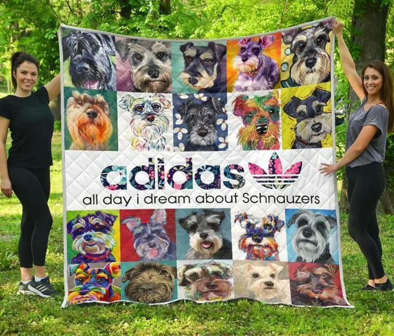 Schnauzers Quilt Blanket Beeqt5111 Quilt and Home Decor