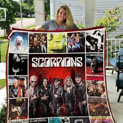 Scorpions Albums Cover Poster Quilt Blanket and Home Decor