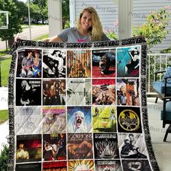 Scorpions Albums Cover Poster Quilt Blanket Ver 3 and Home Decor