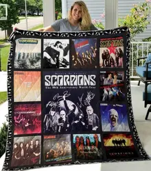 Scorpions Quilt Blanket  Limited Quilt Blanket and Home Decor