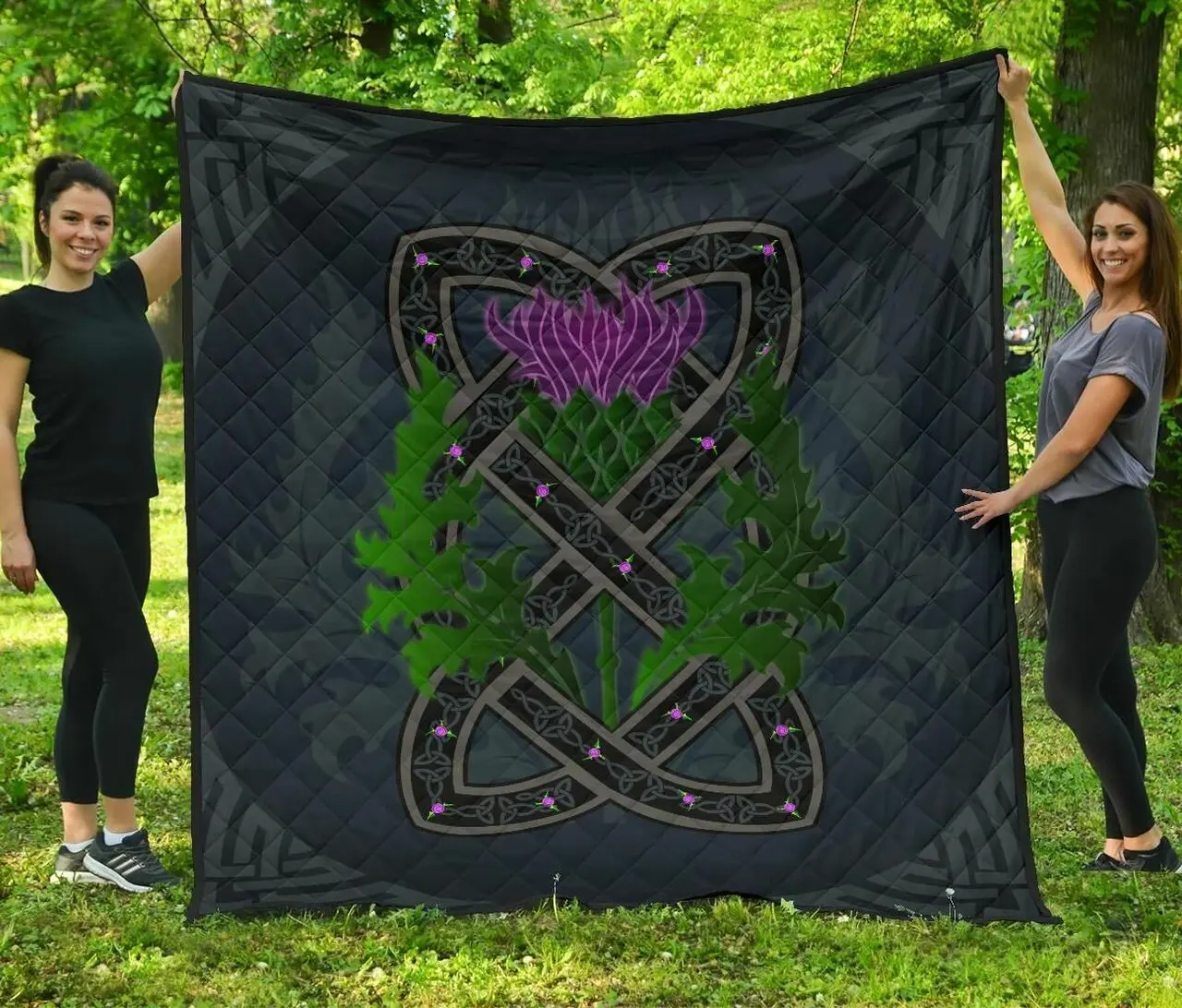 Scotland Celtic Thistle JFJ12319 3D Customized Quilt 2707 and Home Decor