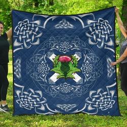 Scotland Premium Saltire Thistle Jv Quilt Derqze and Home Decor
