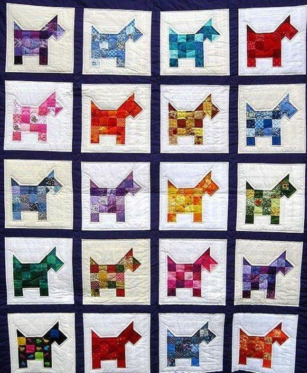 Scottie Cla1910417Q Quilt Blanket and Home Decor