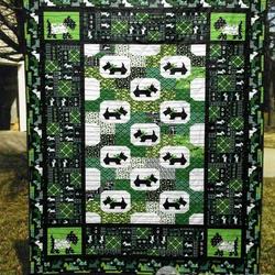 Scottie Dogs Quilt Blanket No96  Quilt and Home Decor