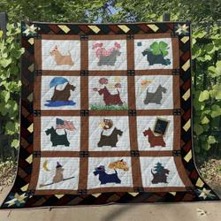Scottish Terrier Tl280529 Quilt Blanket and Home Decor