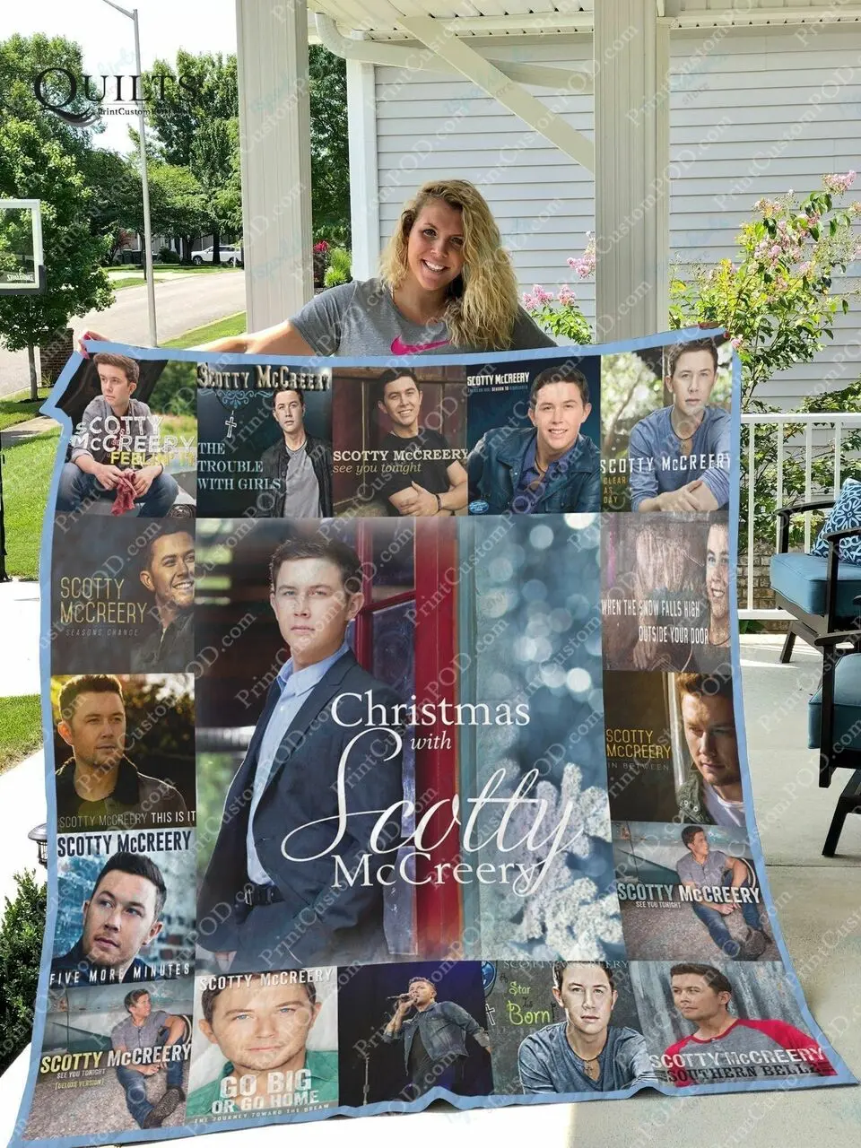 Scotty Mccreery Albums Quilt Blanket For Fans Ver 17 and Home Decor