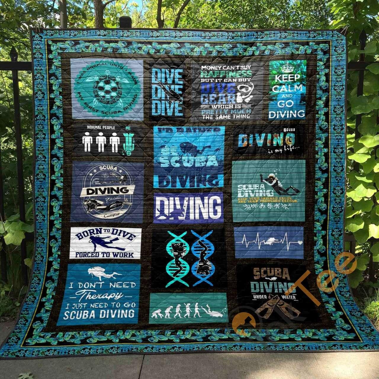 Scuba Diving Blanket TH0107 Quilt and Home Decor
