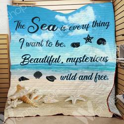 Sea Quilt Blanket Dhc06021136Td and Home Decor