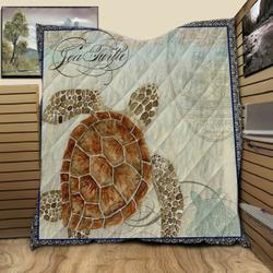 Sea Turtle Costal VF28 NTTH011298 3D Customized Quilt and Home Decor
