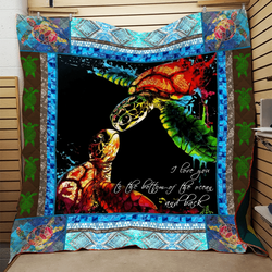 Sea Turtle Quilt Fjr and Home Decor