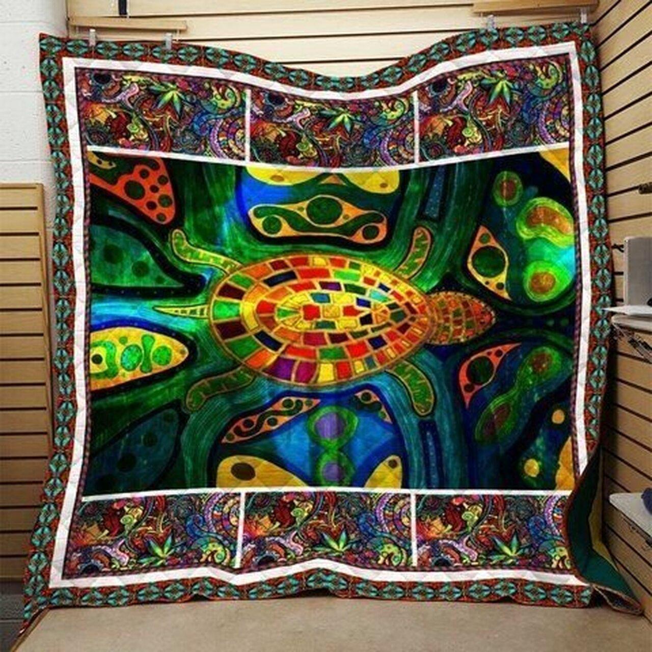 Sea Turtle Quilt Tdhgt and Home Decor