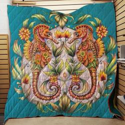 Seahorse Quilt Tdhkx and Home Decor