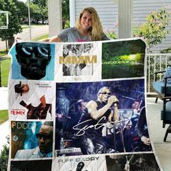 Sean Combs Quilt Blanket 0947 and Home Decor