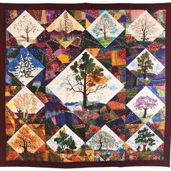Season Tree Quilt Tdhpg and Home Decor