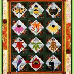 Seasons In Sunshine And Shadows Cla040719 Quilt Blanket and Home Decor