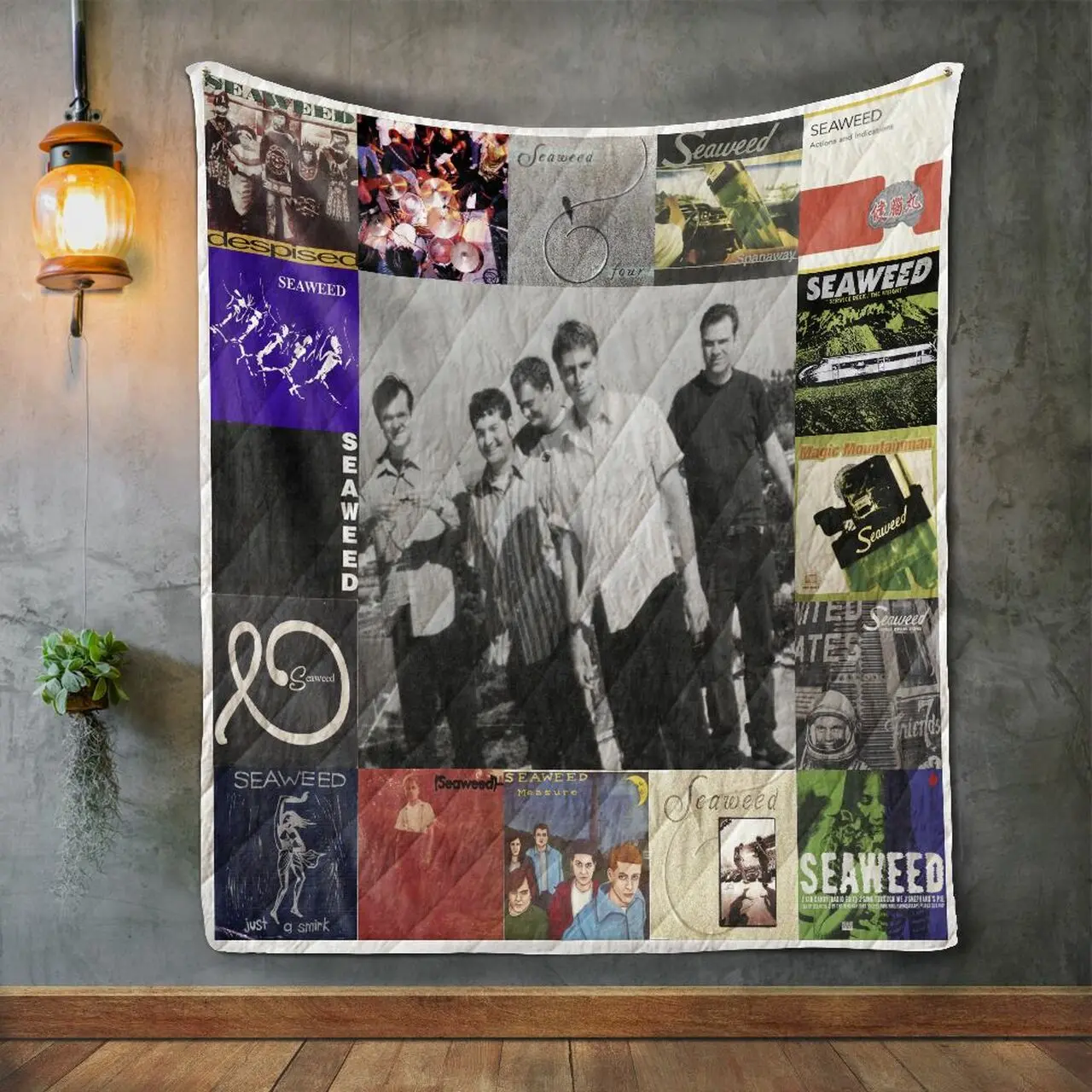Seaweed Album Covers Quilt Blanket and Home Decor