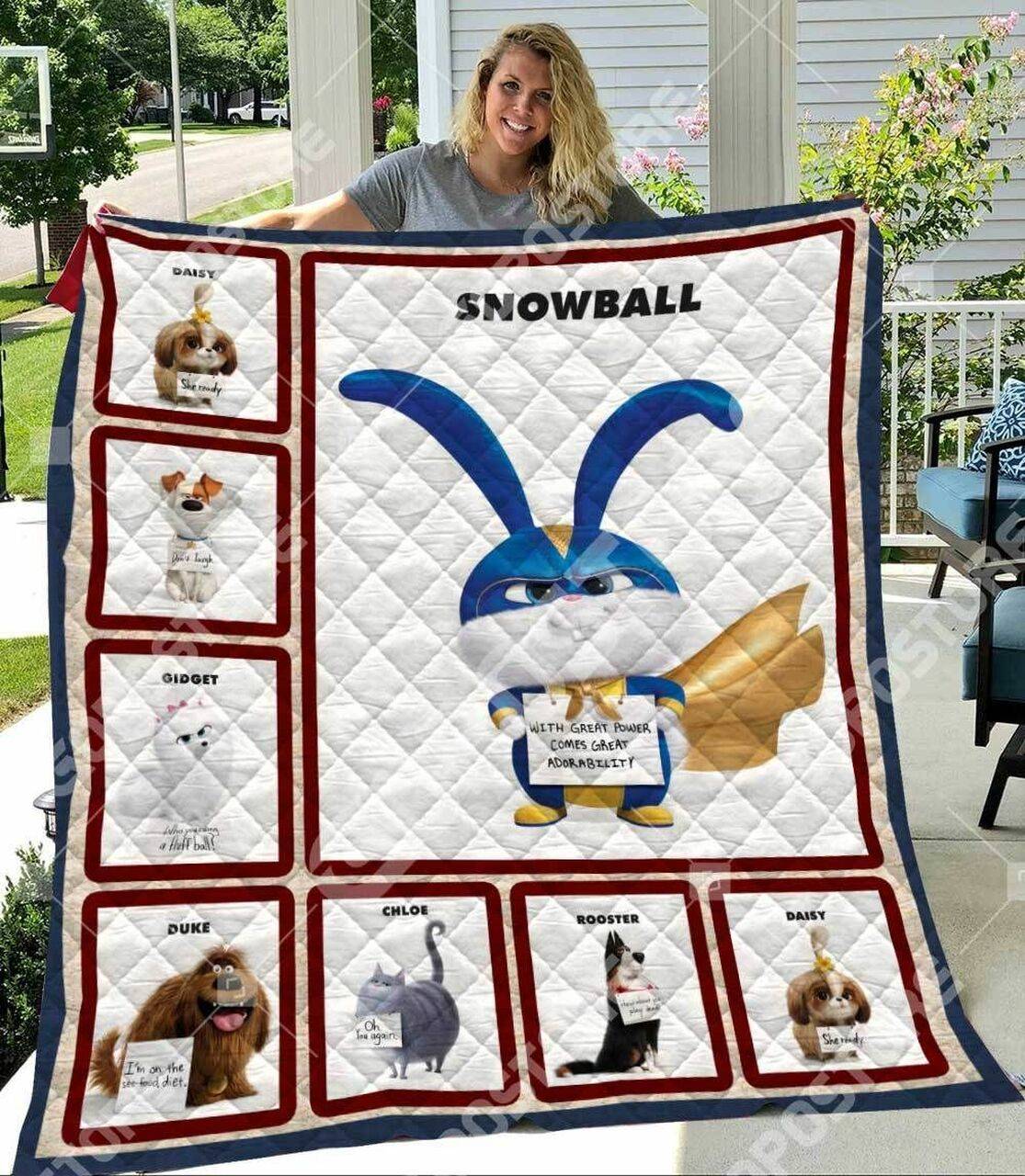 Secret Life Of Pet Like 3D Personalized Customized Quilt Blanket 1272 and Home Decor