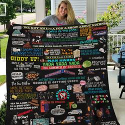 Seinfeld 30Th Anniversary Quilt and Home Decor