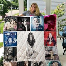 Selena Gomez Blanket Th1809 Quilt and Home Decor