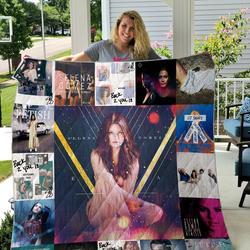 Selena Gomez Quilt Blanket and Home Decor