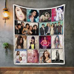 Selena Gomez & The Scene Album Covers Quilt Blanket and Home Decor