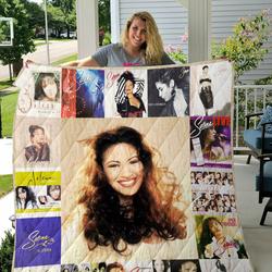Selena Quilt Blanket For Fans Ver 17 and Home Decor